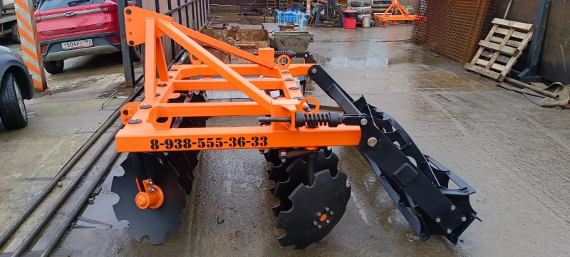 Борона дисковая навесная БДН 2,4х2Н с амортизаторами катка, 14 рабочих органов купить в Туле – «БДН-АгроКубань», 4