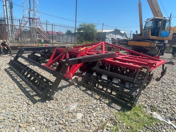 Борона дисковая прицепная БДН 6х4П цельнорамная, 56 рабочих органа купить в Туле – «БДН-АгроКубань», 2