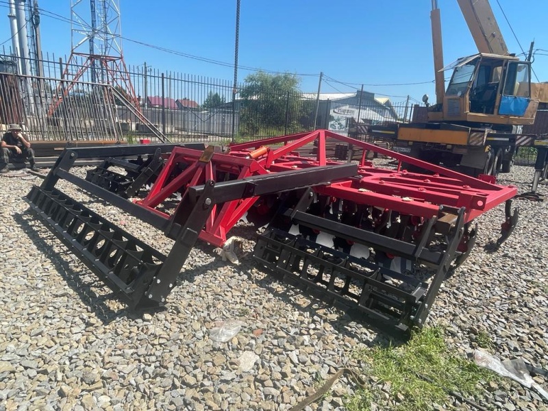 Борона дисковая прицепная БДН 6х4П цельнорамная, 56 рабочих органа купить в Туле – «БДН-АгроКубань», 2